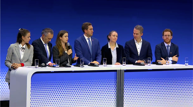 Adriana Groh speaking on a panel at the European Summit on Digital Sovereignty with David Amiel, Minister Delegate for the Civil Service and State reform, France
Thomas Jarzombek, Parliamentary State Secretary, Federal Ministry for Digital Transformation and Government Modernisation, Germany
Art de Blaauw, CIO Dutch Central Government, Ministry of the Interior and Kingdom Relations, The Netherlands
Alexander Pröll, State Secretary for Digitalisation, Federal Chancellery, Austria
Stéphanie Schaer, Director, French Interministerial Digital Directorate (DINUM), France
Corinne Cath, Digital Policy and Infrastructure Governance Expert
