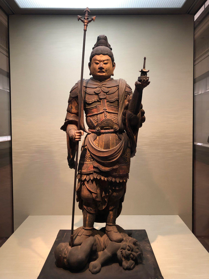 Gundam statues at #Tokyo National Museum, #Japan.
#BuddhistArt #Buddhism