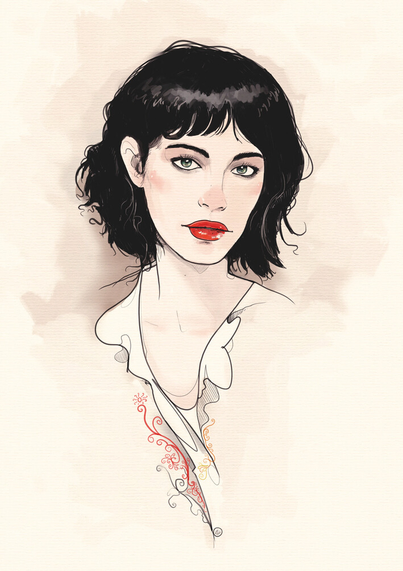 Portrait of Dorcas Coppin for her birthday