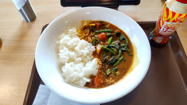 すき家
ほうれん草カレー