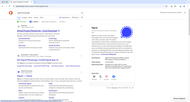 Screenshot of the state of affairs described in the post.