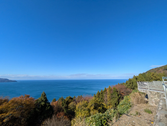 福井県南越前町・道の駅河野より日本海を望む