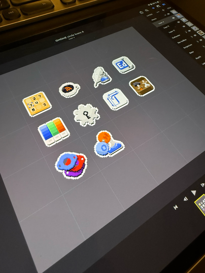 pixelart versions of recent gnome app icons.