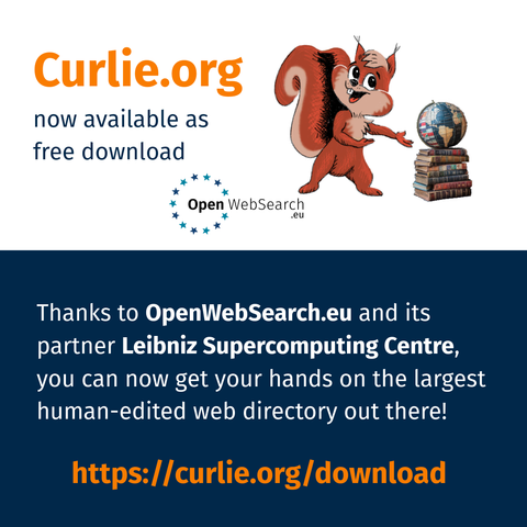 Curlie.org available for download thanks to OpenWebSearch.eu 