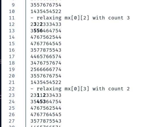 Visualization used during AOC 25 Day 4 solution
