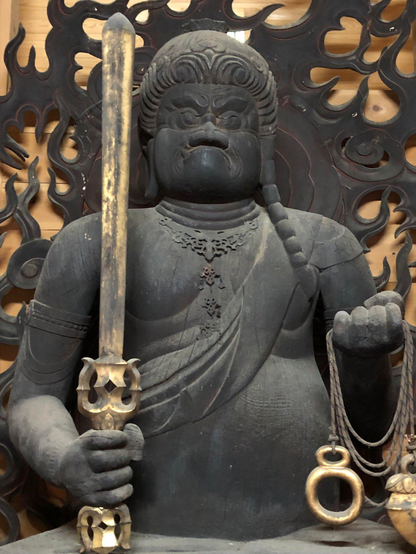 Fudō Myōō (#FudōMyōō), Yuzan-ji, Okayama Prefecture, #Japan, #Heian period.
#BuddhistArt #Buddhism