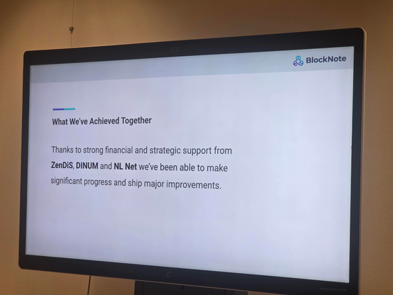 Acknowledgement of support from the German, French and Dutch government on the powerpoint 