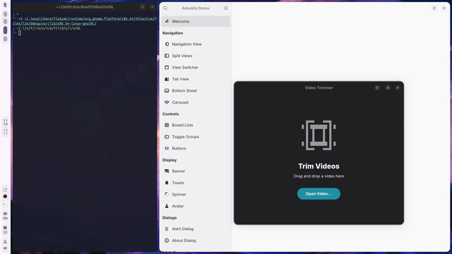 Showcasing Alt-Tab in niri.
