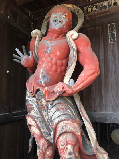 Kongo Rikishi statue at Hoko-ji, #Japan, by #Nara #Buddhist sculptor Seicho.
#BuddhistArt #Buddhism