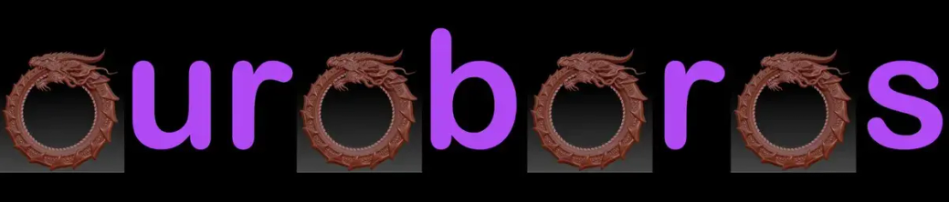 says ouroboros with self reference