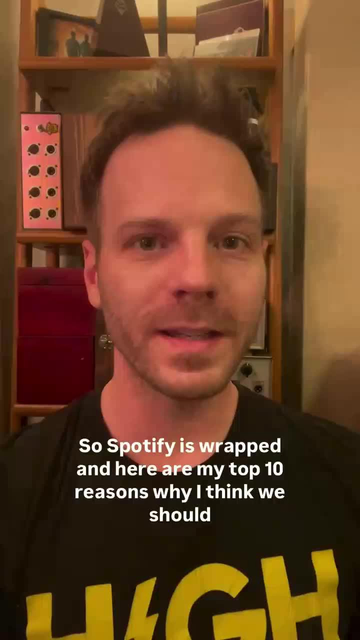 picture from the video. the guy giving good reasons for leaving Spotify