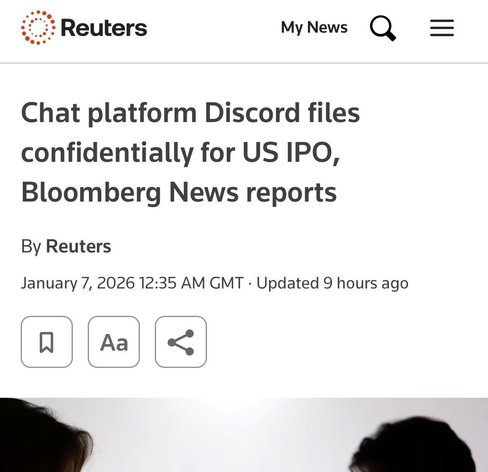 Chat platform Discord files confidentially for US IPO, Bloomberg News reports