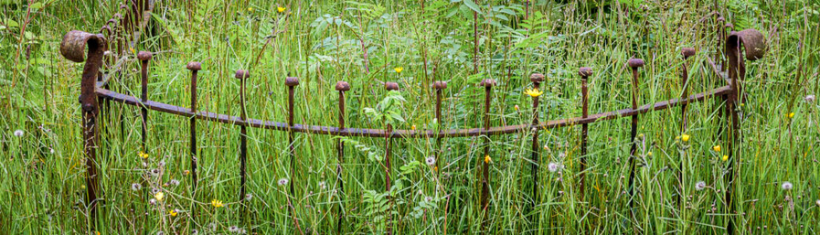 Fence on an old graveyard