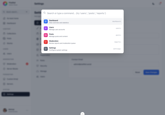 New Pixelfed Admin Dashboard