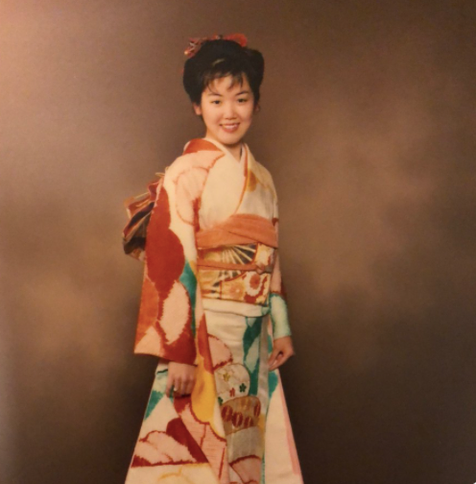 Atsuko-san, our director, photographed for her Coming-of-Age Day celebrations.