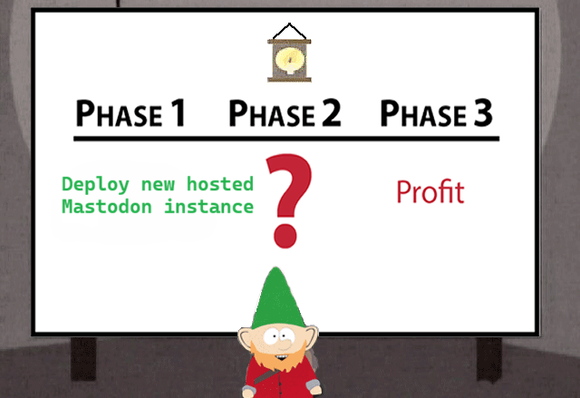 South Park "Underwear Gnomes" meme