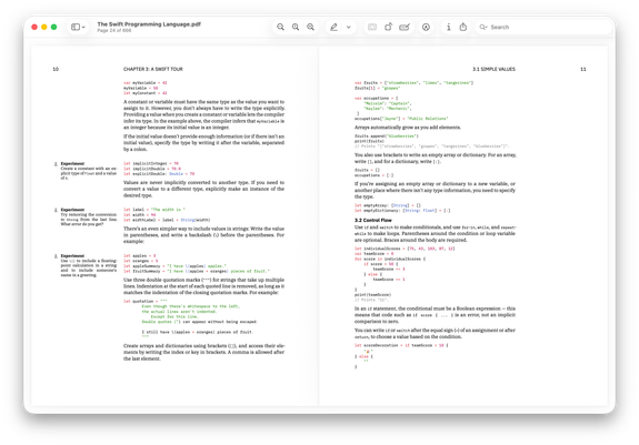 A preview image of the typeset book. 