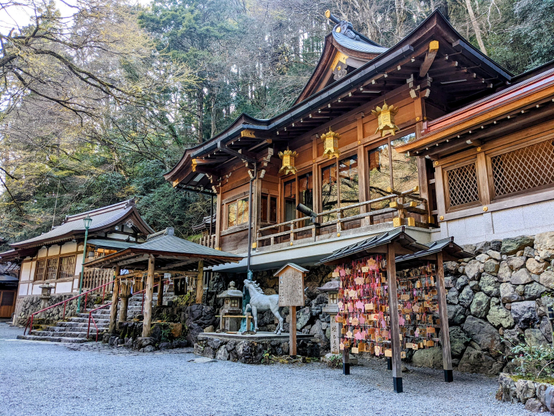 The main hall of Kifune-jinja.