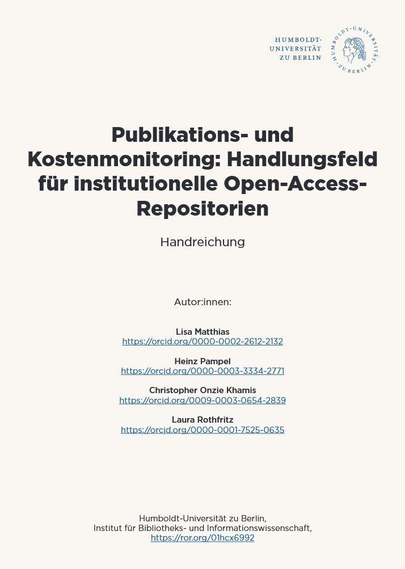 Front page of the guide.