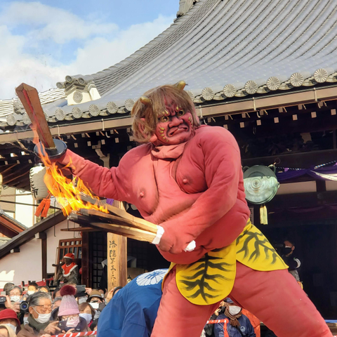 The Oni Dance at Rozan-ji.