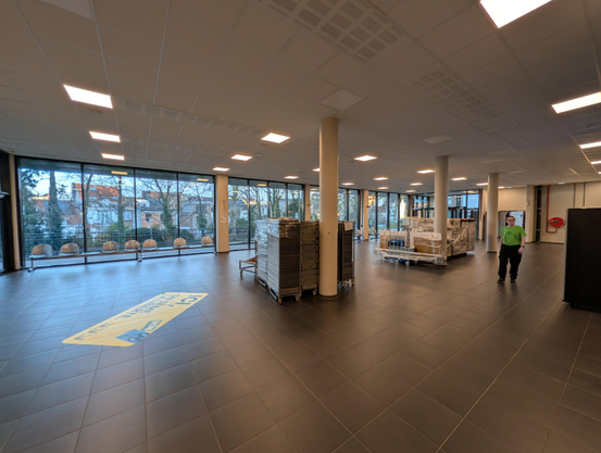 Empty K building with Vasil