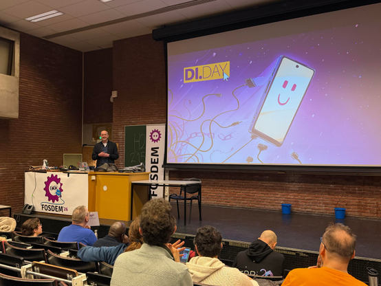 Di Day auf der Folie 