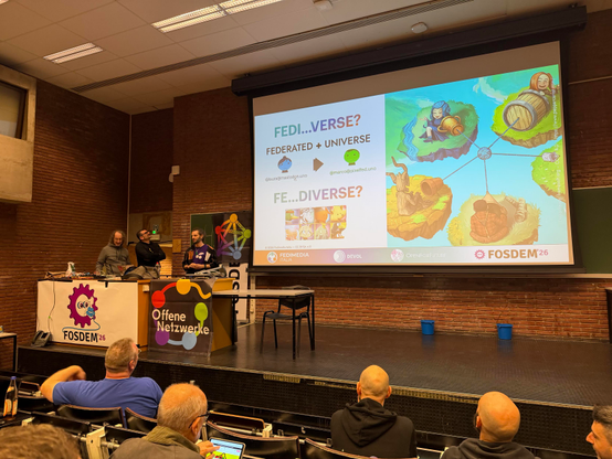 3 Menschen aus dem Team der FediMedia 