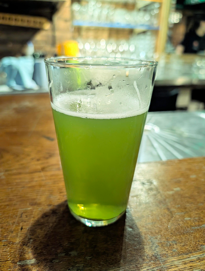 very green beer