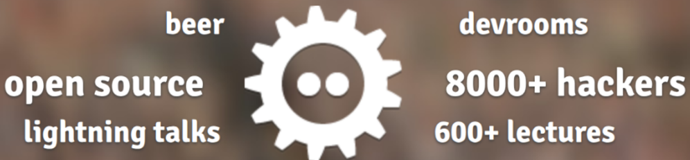 FOSDEM geared logo