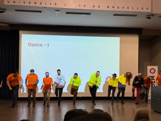 FOSDEM closing dance