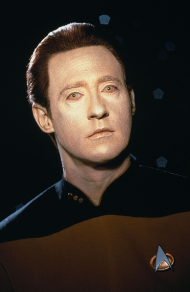 Brent Spiner as Commander Data from Star Trek The Next Generation