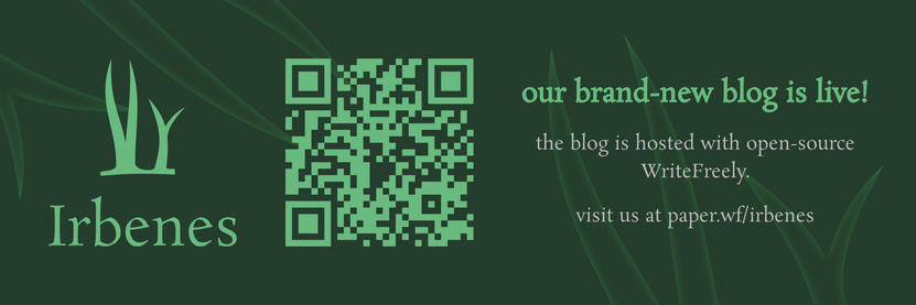 link to our new blog, information graphic