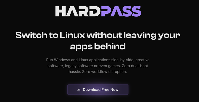 Hardpass GPU passthrough tool, to run windows apps locally with hardware acceleration. 