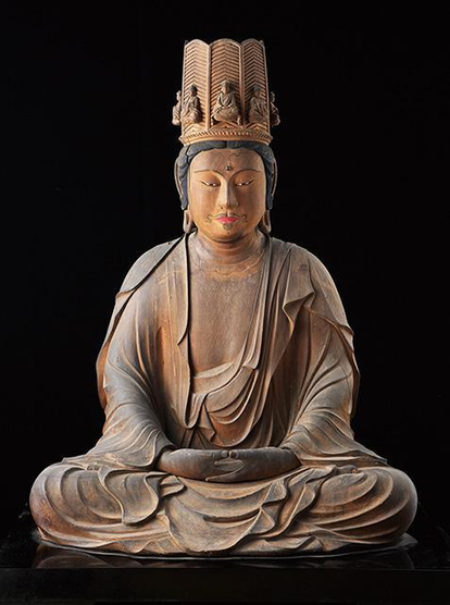 #Maitreya #Bodhisattva Statue, Jion-ji, #Japan. This temple was founded by the priest Brahmon on the orders of Emperor Shomu. During the Edo period, it received over 2,000 koku of stamps from the shogunate and flourished as one of the largest temples in the Tohoku region. Cultural properties that trace the flow of #Kyoto's aristocratic culture, such as treasures from the late #Heian period to the Muromachi period, rival those of Hiraizumi Chuson-ji.
#BuddhistArt #Buddhism