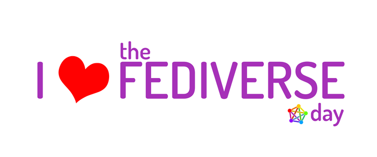 I heart the FEDIVERSE day logo
