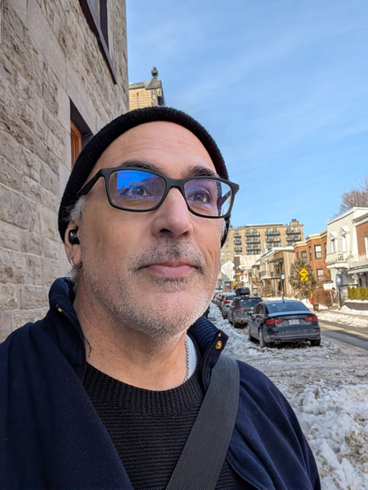 Me outside my front door