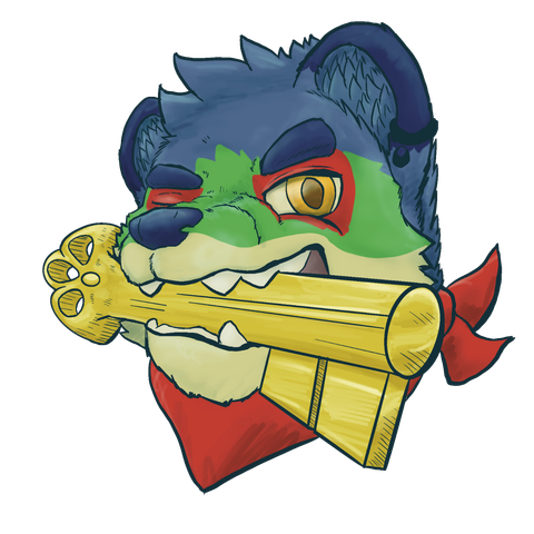 Headshot of Malle holding a key in his mouth (I'm using this as a keychain!)