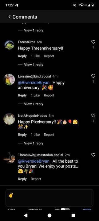 a screenshot of the official pixelfed app