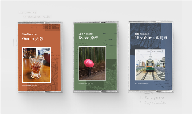 Site Nonsite releases on cassette: Osaka, Kyoto and Hiroshima.