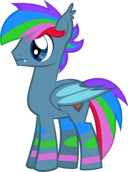 Azure Star Batpony 