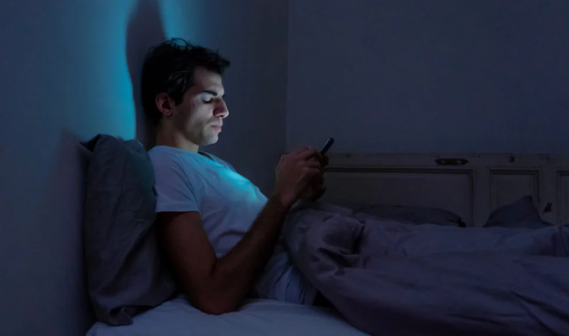 doomscrolling in bed