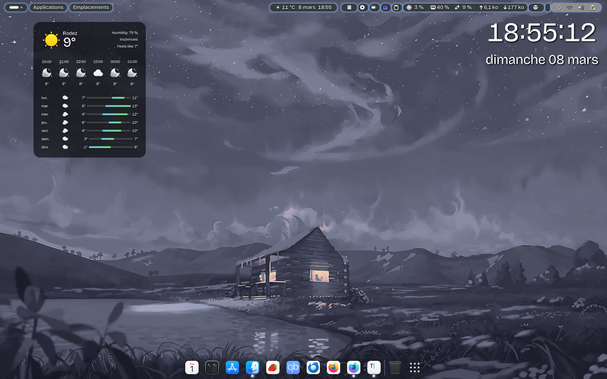 #DailyDesktop #UnixPorn #ShareYourDesktop #Fedora #Gnome #Gnu #Linux 