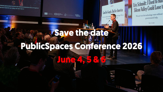 Banner met tekst: save the date