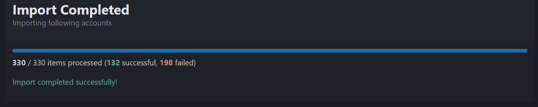 Screenshot of the subscription import page on Hollo.