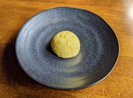 A gorgeous yellow sweet inspired by rapeseed flowers.