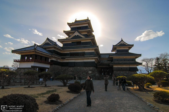 Matsumoto Castle in Matsumoto City, Nagano Prefecture, Japan.