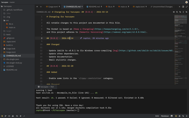 My theme for the Zed editor