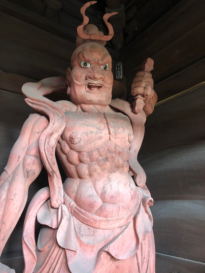 Nio statue, Fumon-ji, #Japan.
#BuddhistArt #Buddhism