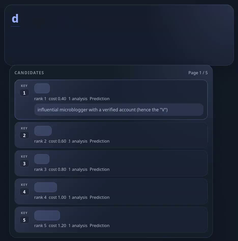 Screen recording of Bibim prototype: typing a romanized mix of Mandarin, Japanese, and Korean to produce “大學生은 博物館에 간다.”