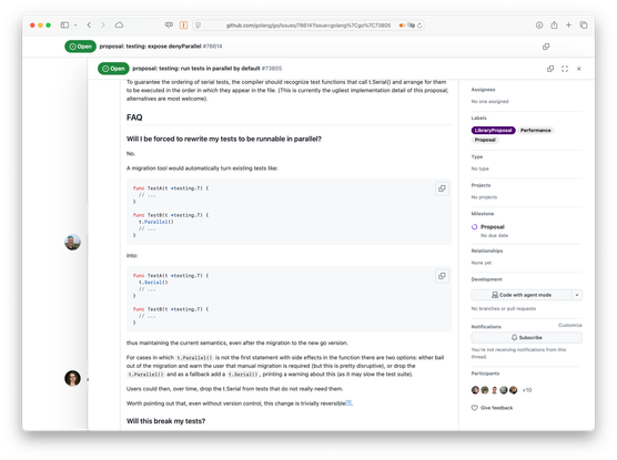 Yo dawg, I heard you like issues, so I put an issue in your issue…